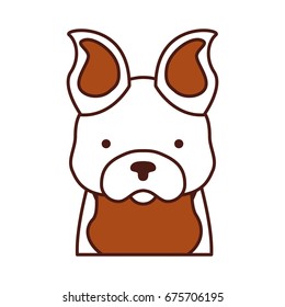 cute dog mascot icon