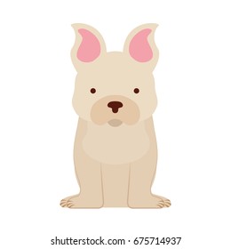 cute dog mascot icon