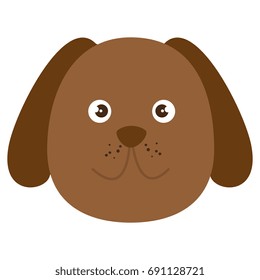cute dog mascot icon