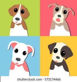 Cute dog pack