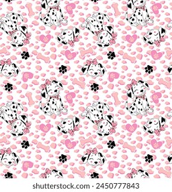 cute dog patterns for gir design texture