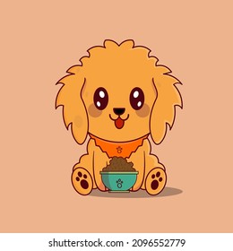 Perro Cuto Listo Para Comer 