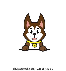 cute dog seamless design vector