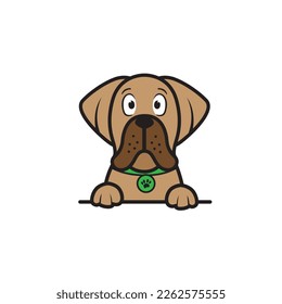 cute dog seamless design vector