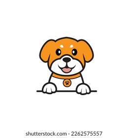 cute dog seamless design vector