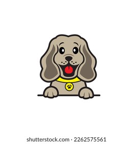 cute dog seamless design vector