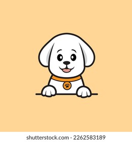 cute dog seamless design vector