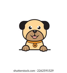 cute dog seamless design vector