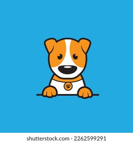 cute dog seamless design vector