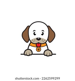 cute dog seamless design vector