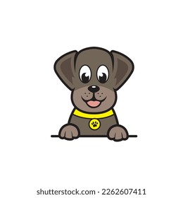 cute dog seamless design vector