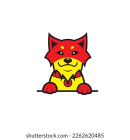 cute dog seamless design vector