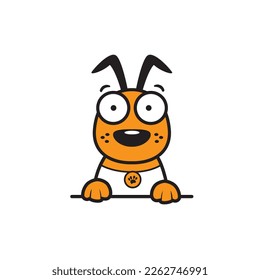 cute dog seamless design vector