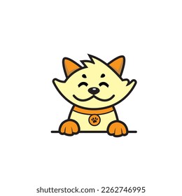 cute dog seamless design vector