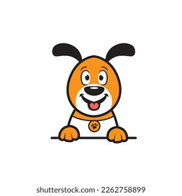 cute dog seamless design vector