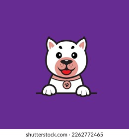 cute dog seamless design vector