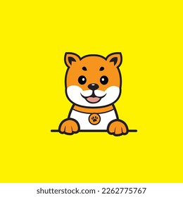 cute dog seamless design vector