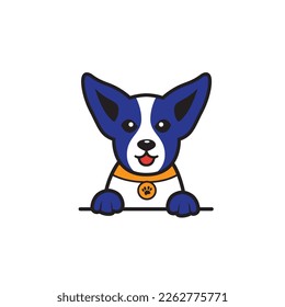 cute dog seamless design vector