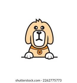 cute dog seamless design vector