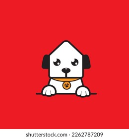 cute dog seamless design vector