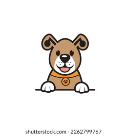 cute dog seamless design vector