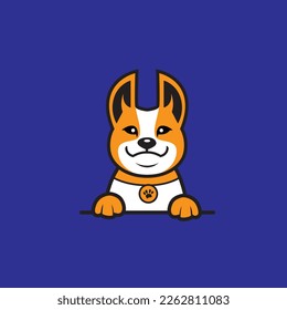 cute dog seamless design vector