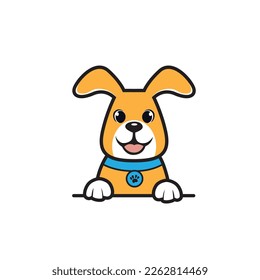 cute dog seamless design vector