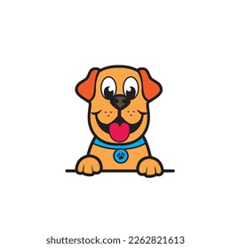 cute dog seamless design vector