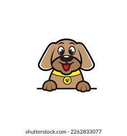 cute dog seamless design vector