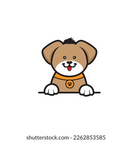 cute dog seamless design vector