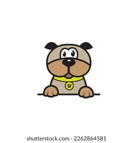 cute dog seamless design vector