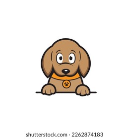 cute dog seamless design vector