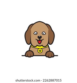 cute dog seamless design vector