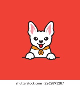 cute dog seamless design vector