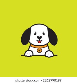 cute dog seamless design vector