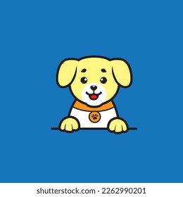 cute dog seamless design vector