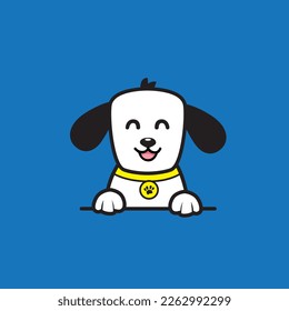 cute dog seamless design vector