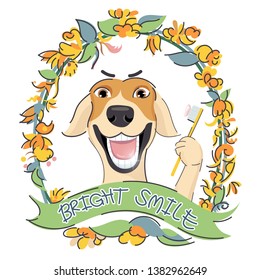 犬歯磨き のイラスト素材 画像 ベクター画像 Shutterstock