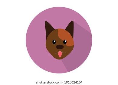 Cute Dog Sticking out Its Tongue