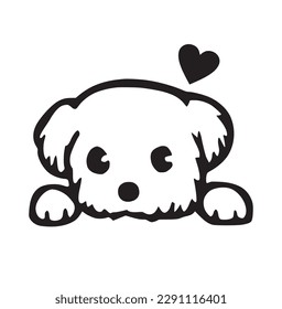 Cute Dog Switch Stickers Living Room Decorations Diy Computer Decals Animals Wall Mural Art Vinyl Posters