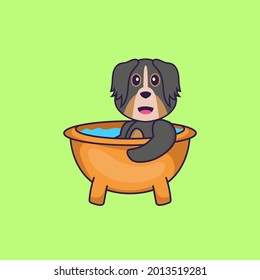 犬 お風呂 のイラスト素材 画像 ベクター画像 Shutterstock