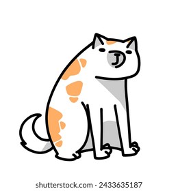 cute dog transparent background vector illustration	