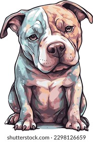 Cute dog for t-shirt design, Vector