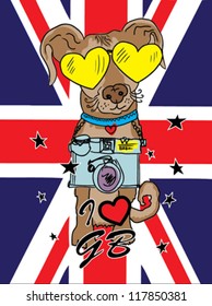 cute dog / T-shirt graphics / cute cartoon characters / cute graphics for kids / Book illustrations / textile graphic