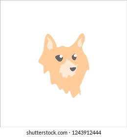 cute dog vector