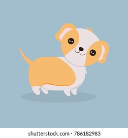 cute dog vector