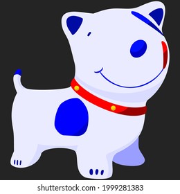 cute dog vector cartoon art