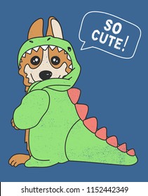 Cute dog vector design