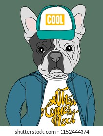 Cute dog vector design