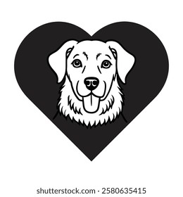 Cute Dog Vector Illustration Artwork
